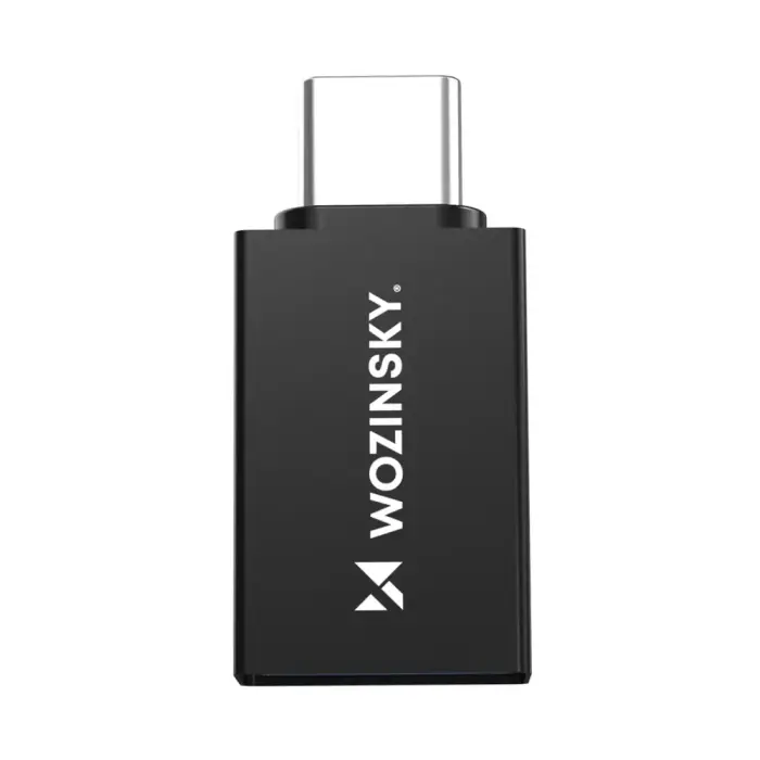 Wozinsky W10GY1S USB-C - USB-A 3.2 10Gb|s Adapter - Black Фото 3