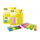 Pašlīpošie indeksi Post-it 15x50 mm, 5 krāsas, papīra Foto 1