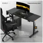 Desk with height adjustment Diablo Chairs X-TENSIO 1400 black Фото 11