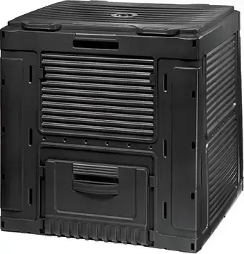 Komposta kaste E-Composter Without Base 470L melna Foto 2