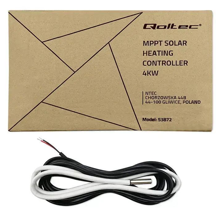 Qoltec Solar Inverter for water heating ECO Solar Boost | MPPT | BYPASS | LCD | 4kW Photo 9
