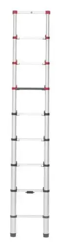 Kāpnes teleskopiskās T80 FlexLine / alumīnija / 9 pakāpieni Foto 4