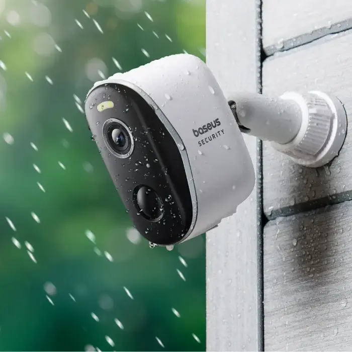 Baseus Security N1 2K Outdoor Monitoring Kit (2 Cameras) – White Фото 7