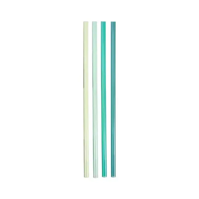 Salmiņu komplekts 4 gab. termokrūzēm The Quencher Travel Tumbler Straws 1,18L zaļi  Foto 2