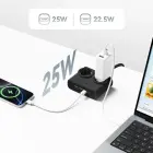 Orico PDC25 25W 6in1 Power Strip 2x AC + 2x USB-A + 2x USB-C - Black Фото 3