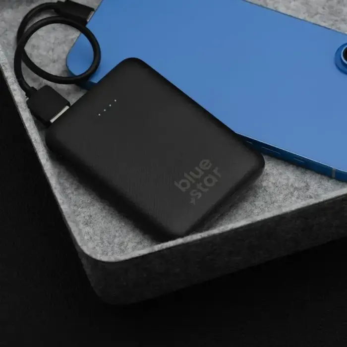 Powerbank Blue Star W0539 2A 5000 mAh black Foto 4