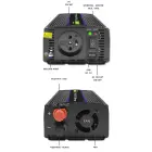 Qoltec Monolith voltage converter 600 MS Wave | 12V to 230V | 300/600W| USB Foto 8