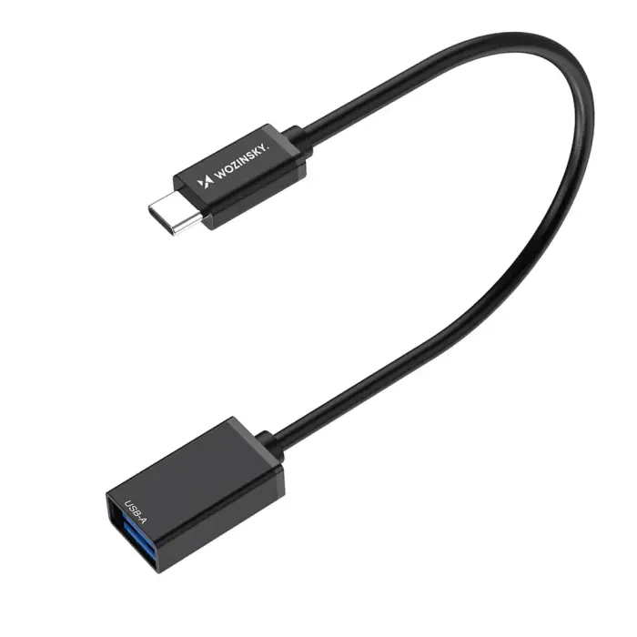 Wozinsky WOTGY1S USB-C 3.0 (male) - USB-A 3.0 (female) OTG Adapter - Black Фото 2