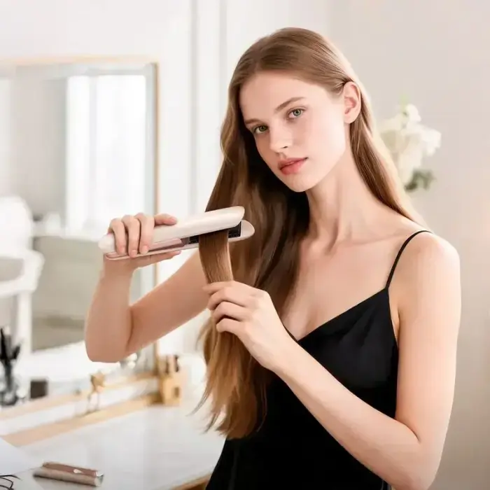 Hair straightener Hoco HP46 pink Foto 6