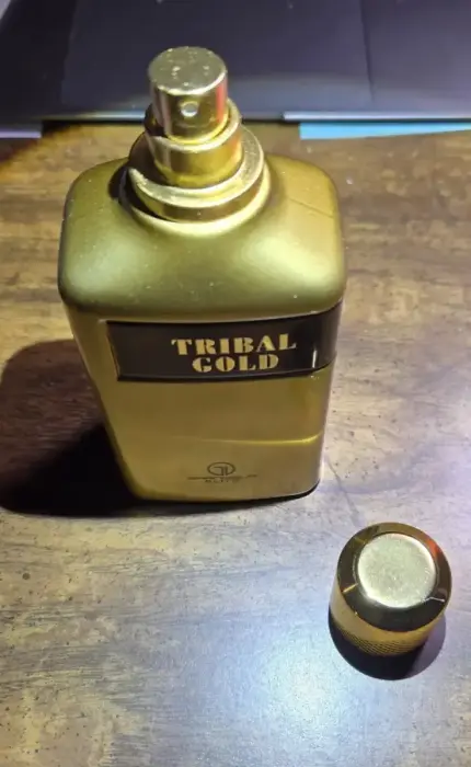EMPTY BOTTLE W/BOX Grandeur Elite Tribal Gold 3.4 Oz 100ml of Le Male Elixir Jpg Foto 3