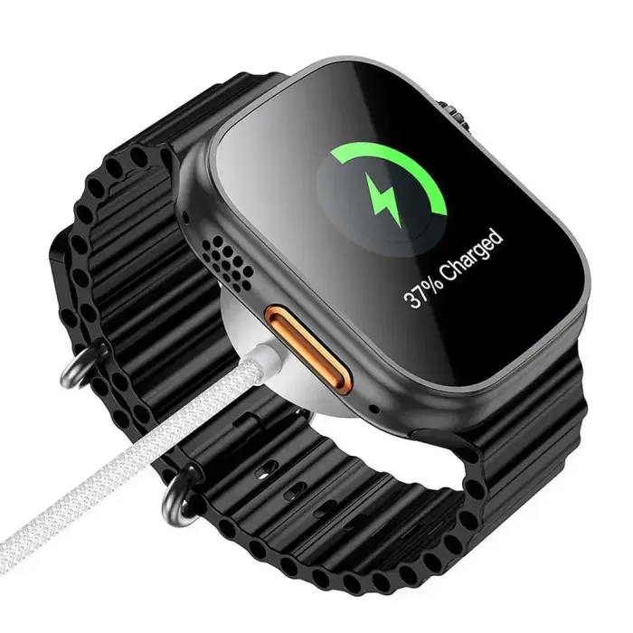Wireless charger Hoco 2,5W USB C compatible with Apple Watch and Samsung Watch CW59 white Foto 6