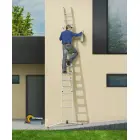 Combination stairs S100 Hailo ProfiLOT / aluminium / 2x6+1x5 steps Photo 8
