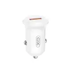 XO car charger CC68 18W QC 1x USB white Фото 1
