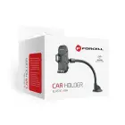Car phone holder Forcell F-Grip Carbon Bracket arm 17cm windshield black Photo 1