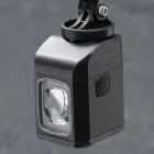Rockbros M8 1600lm front bike light with remote control 10m rechargeable 4000 mAh - black Foto 4
