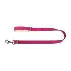 WAUDOG natural leather dog leash 25 mm wide, 122 cm long pink Foto 2