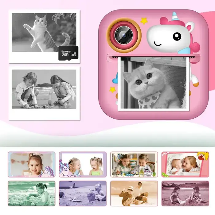 Wozinsky WDT-03 thermal printer camera for children - pink Foto 4
