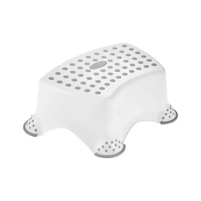 Step stool Tomek "Stitch" 40.5x28.5x14cm white Photo 2