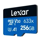 Lexar High-Performance 633x microSDXC 256GB memory card + SD adapter Фото 3
