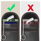 KLATKA FARADAYA TECH-PROTECT KLR100 POUCH KEYLESS RFID SIGNAL BLOCKER CASE BLACK/RED Foto 7