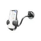 Car phone holder Forcell F-Grip Oval 27 cm windshield / dashboard / air vent black Photo 3