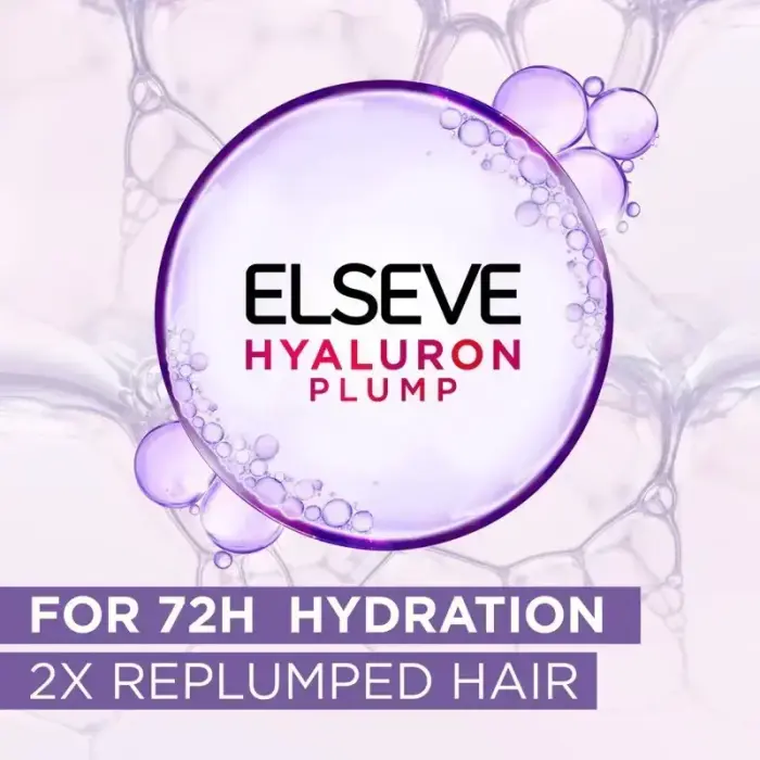 L’oréal Paris Elseve Hyaluron Plump Moisturising Conditioner with Hyaluronic Acid 300 Ml Фото 3