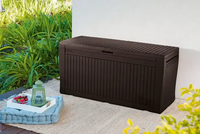 Uzglabāšanas kaste Comfy Storage Box 270L brūna Foto 5