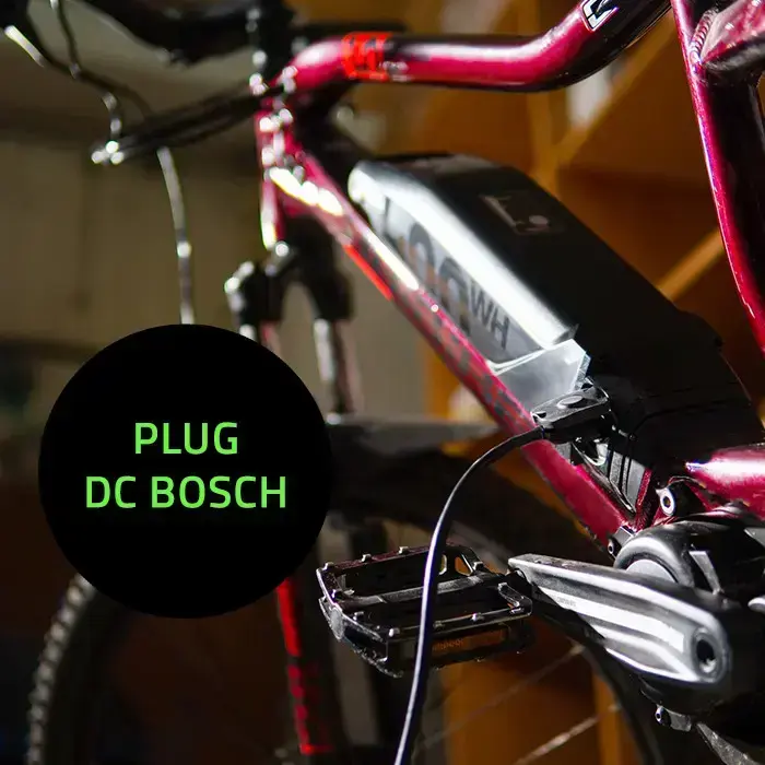 Qoltec Fast Charger for e-bike Bosch 36V | 42V | 2A | Bosch plug | water resistant + power cable Foto 6