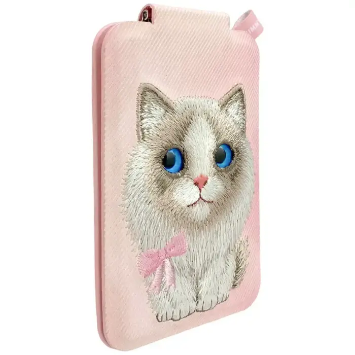 Magnetic phone wallet stand  Nimmy New Big-Eye Cute Pets 2.0 Cat pink Foto 4