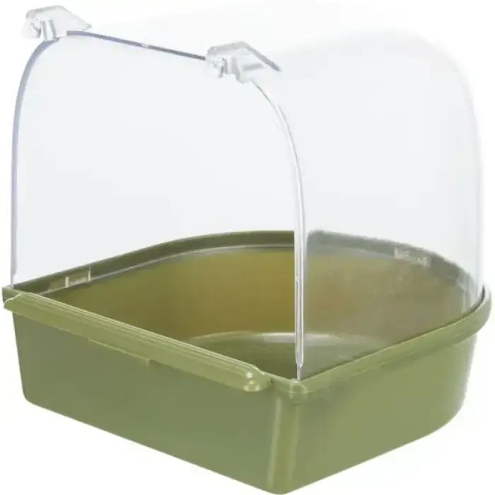 Aksesuārs putnu būriem - Trixie Bath House, semi/circle 15*14*14cm. Foto 2