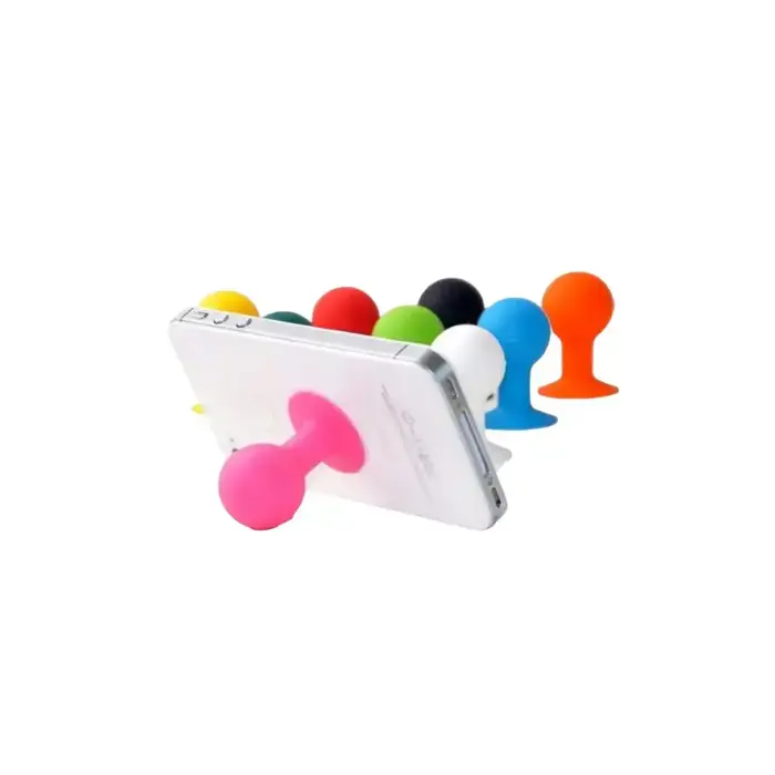 Phone holder with a round head - white Foto 2