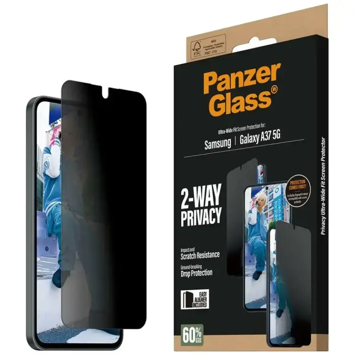 Privacy glass PanzerGlass Ultra-Wide Fit for Samsung Galaxy A37 5G Foto 7
