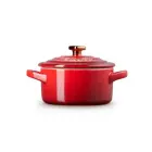 Mini Cocotte stoneware dish Ø10cm red Photo 2