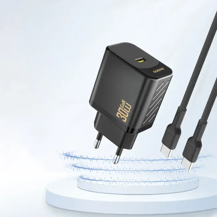 Dudao A27P travel charger | 30W | PD | USB-C | black Photo 2
