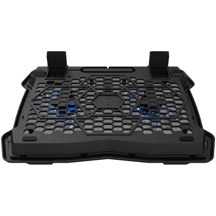 CANYON NS03, Cooling stand dual-fan with 2x2.0 USB hub, support up to 10”-15.6” laptop, ABS plastic and iron, Fans dimension:125*125*15mm(2pcs), DC 5V, fan speed: 800-1000RPM, size:340*265*30mm, 435g Photo 2