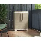 Waste sorting system Split Premium Wood 110L Recycling system 68x39x92cm light beige/light gray Photo 3