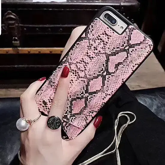 BAG - SNAKE Leather Case - IPHONE XS MAX Grey Foto 29