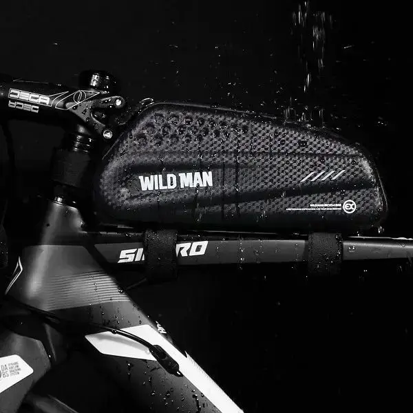 WILDMAN traveling bag for bike frame with zipper 1L EX black Photo 3