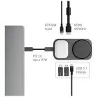 Docking station Energea Widock Plus 7in1 USB-C 3.1 with Qi2 graphite Фото 4