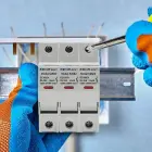 Qoltec Fuse base with diode + DC fuse| 1P|1000V |30A |10x38 |solar Фото 2