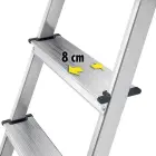Kāpnes mājsaimniecības L60 StandardLine / alumīnija / 4 pakāpieni Foto 7