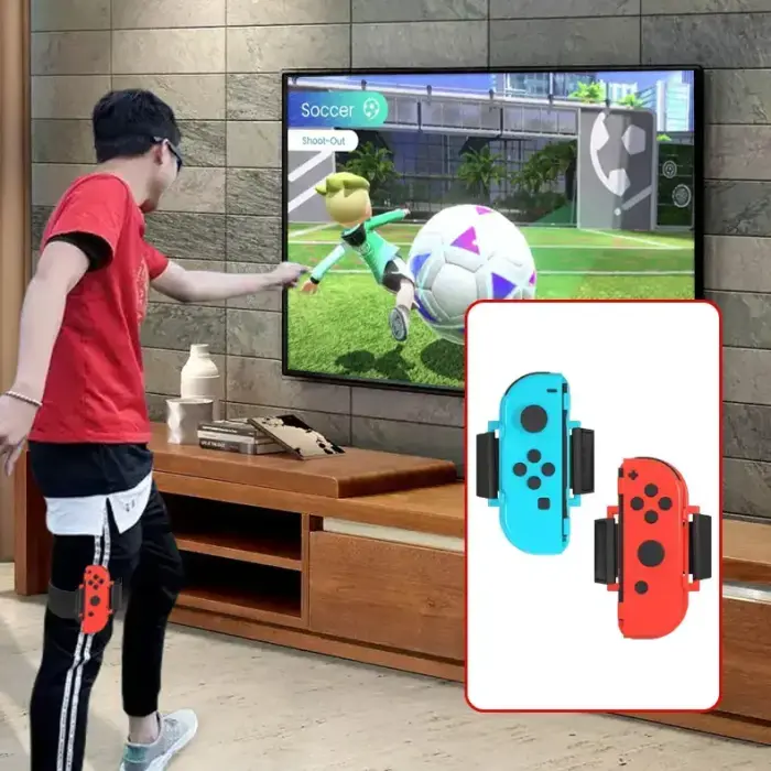 Nintendo Switch Sports 10-in-1 Family Accessory Pack - Red and Blue Photo 26