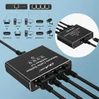 Qoltec Splitter Ethernet mini SWITCH 1x4 RJ45 | 1000Mb/s | USB-C | Aluminium Фото 9